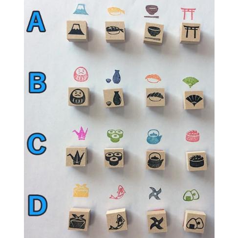 かわいい日本テイストのはんこ4個セット！ジャパンスタンプの使い方と魅力を紹介