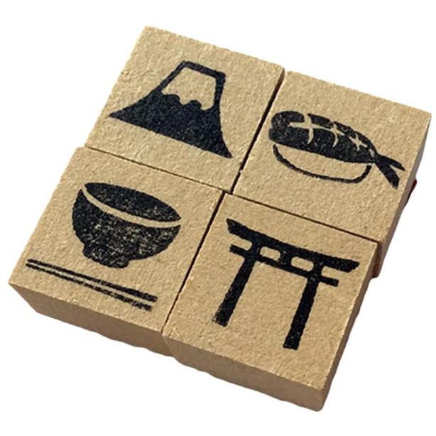 かわいい日本テイストのはんこ4個セット！ジャパンスタンプの使い方と魅力を紹介