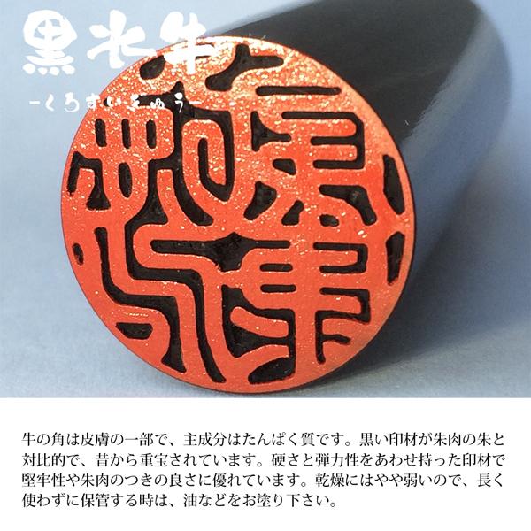 黒水牛の訂正印6.0mmで書類ミスをスマートに修正!はんこ堂の高品質印鑑