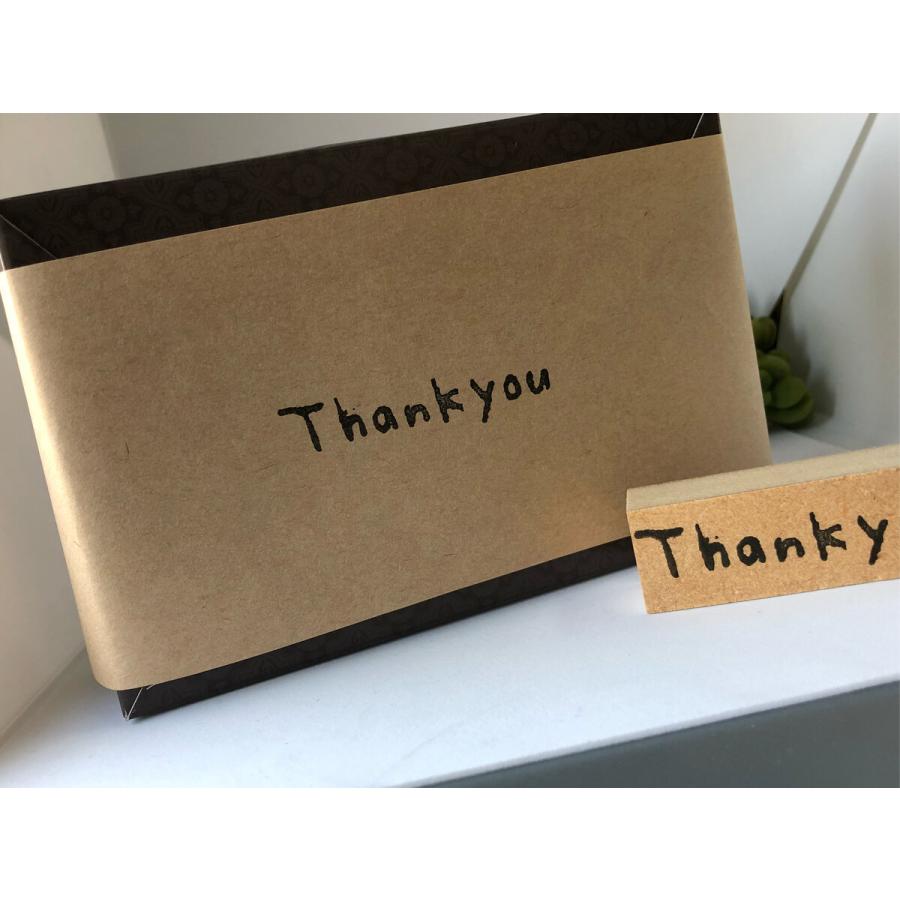 感謝を伝える「Thank youスタンプ」大サイズ|はんこ堂のゴム印レビュー