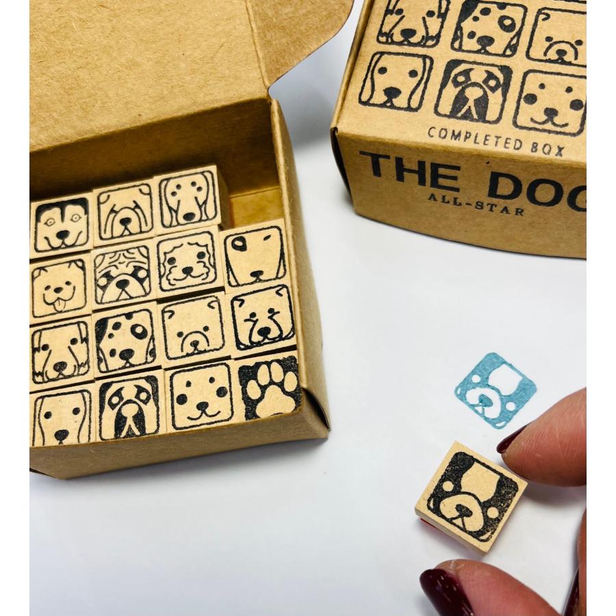 犬好き必見!16種類の犬顔はんこがセットで揃うスタンプコレクション
