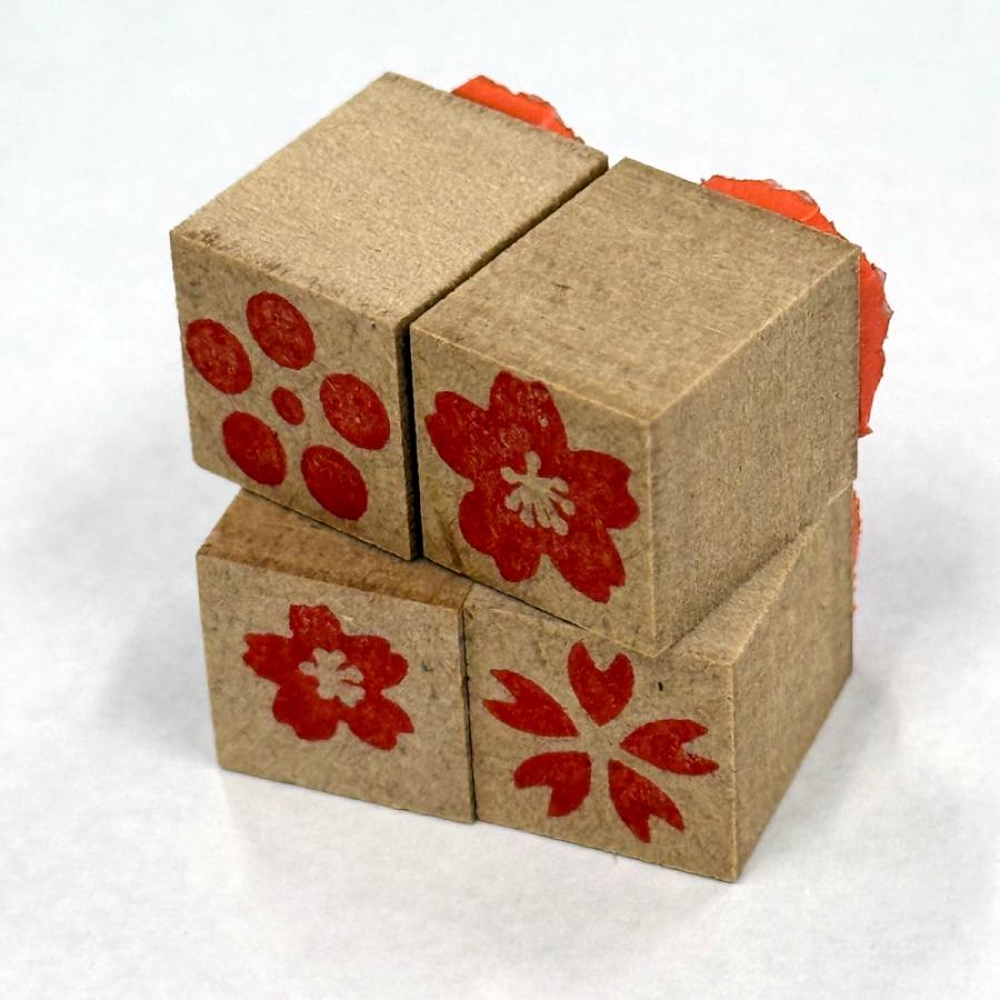 桜モチーフのかわいいはんこ!ころころスタンプ「さくらさく」入学・卒業のお祝いに